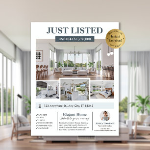 Fotografias Imobilizadas Novo Folheto de Listagem 