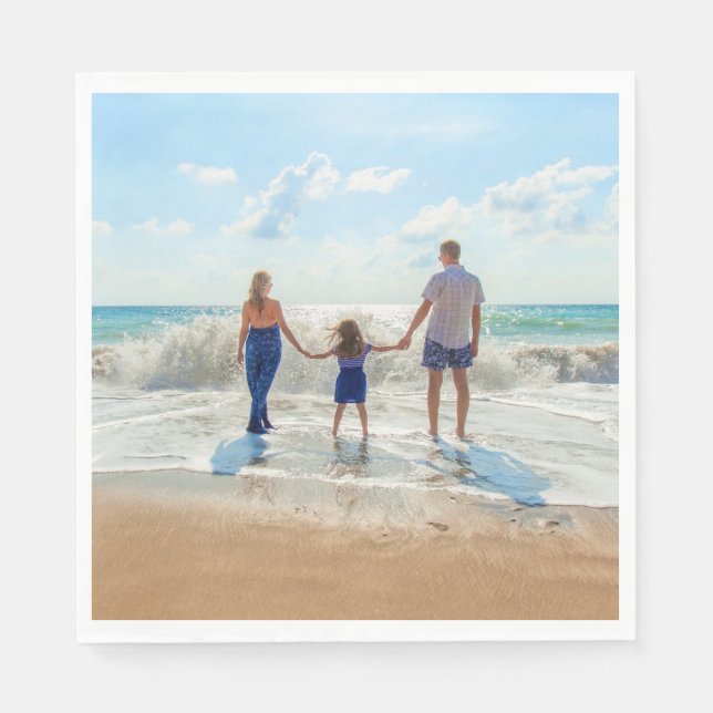 Fotografias personalizadas para guardanapos com as (Frente)