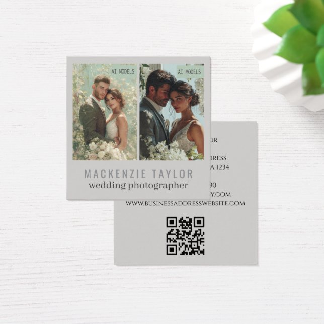 Fotógrafo de Casamento 2 Código QR Personalizado F (Mesa)