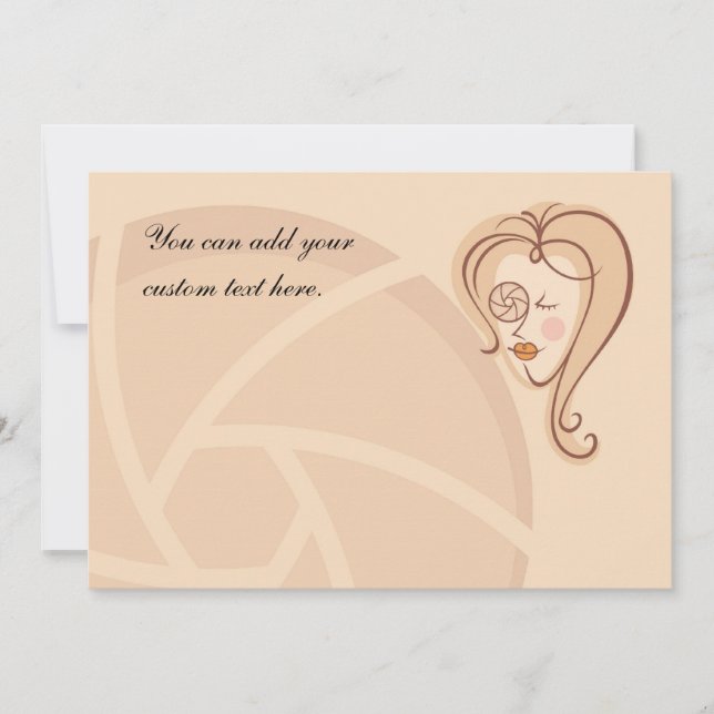 Fotógrafo feminino (Frente)