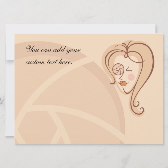 Fotógrafo feminino (Frente)