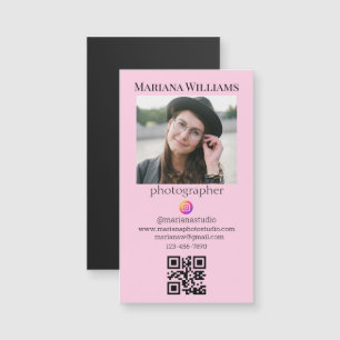 fotógrafo qr code fotografar magneta empresarial r
