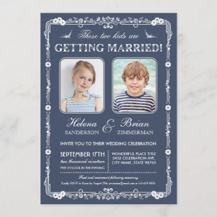 Fotos da velha escola que Wedding o convite