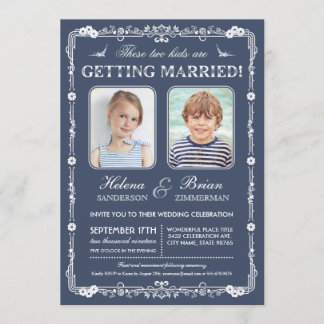 Fotos da velha escola que Wedding o convite