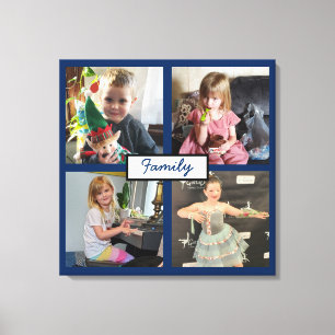 Fotos de Família Personalizadas Impressão em Tela