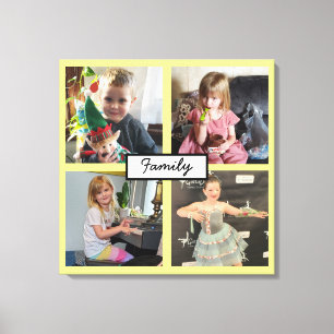 Fotos de Família Personalizadas Impressão em Tela