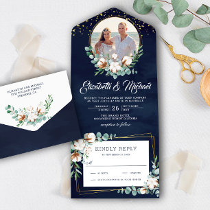 Fotos de folhas de eucalipto de algodão casamento