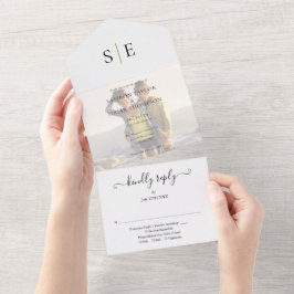 Fotos de Monograma Dourado e Preto para Casamento