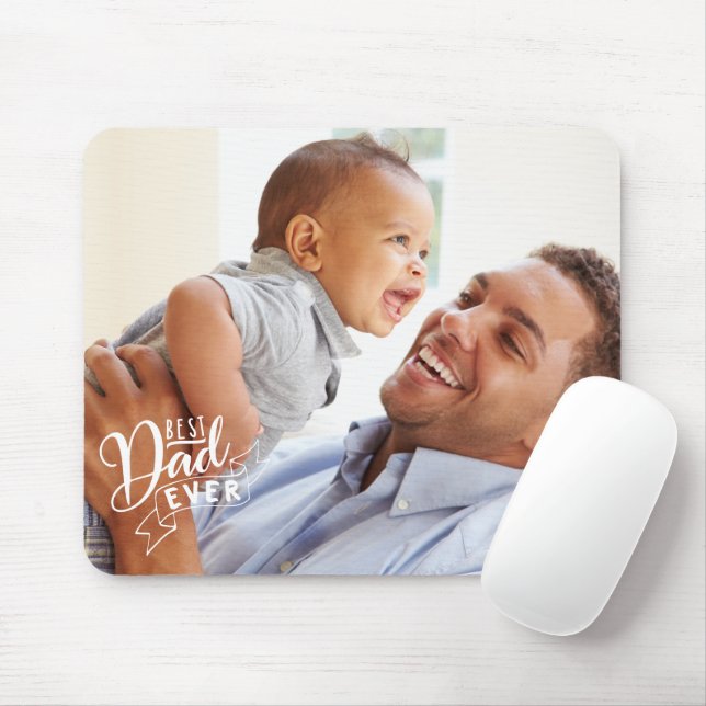 Fotos do Melhor Pai de Todos no Mouse Pad (Com mouse)