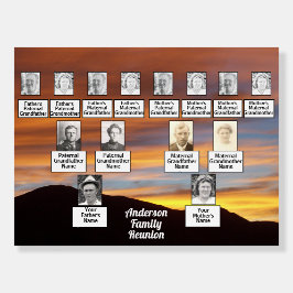 Fotos e Nomes da Árvore Familiar Laranja Sunset