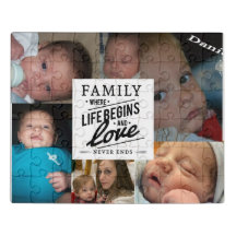 Fotos personalizadas da família