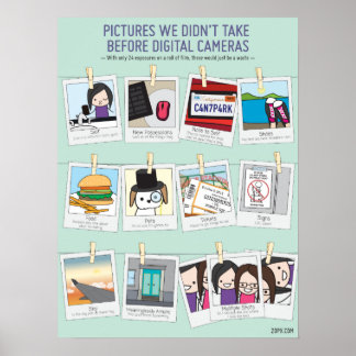 Fotos que não tiramos antes do Poster de câmeras d