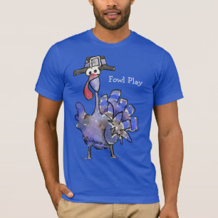 Foway Play Cartoon Blue Turquia - Camisa escura