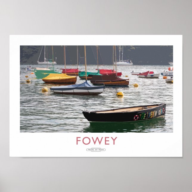 Fowey Rail Poster (Frente)