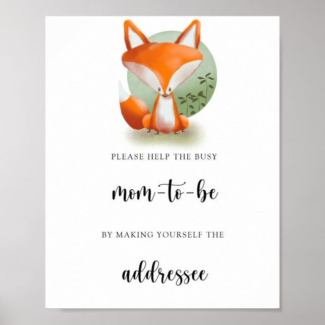 Fox - Ajude a Poster da Mãe em Ser Ocupada (Frente)
