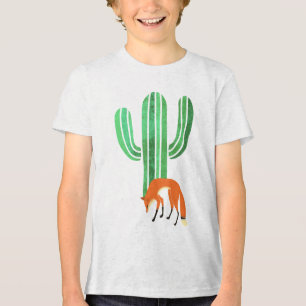 Fox and cactus