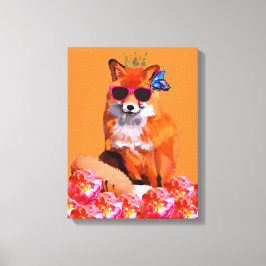 Fox Art Canvas Impressão