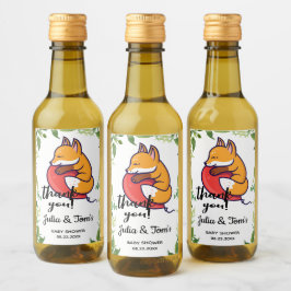 Fox Bonita Obrigado Chá de fraldas Mini