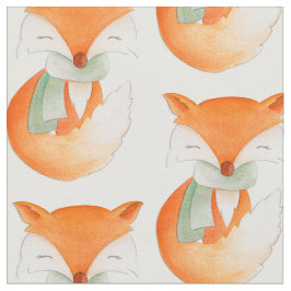 Fox cub tecido com moldagem por aquarela