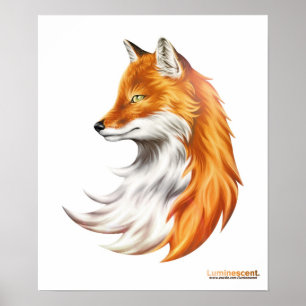 Fox da mágica - Poster branco