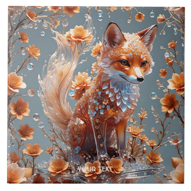Fox de Vidro Vermelho Fantasy (Frente)