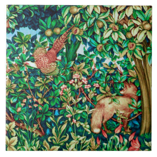 Fox de William Morris e impressão da tapeçaria d