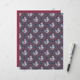 Fox Dot Mandala Deco de Natal do Kawaii
