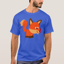 Fox E Camiseta De Borboleta