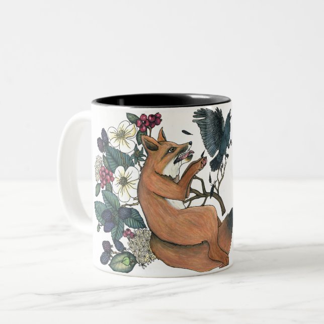 Fox e caneca do corvo (Frente Esquerda)