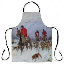 Fox Hunt Huntsmen e Hounds voltando para casa