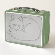 Fox Metal Lunchbox
