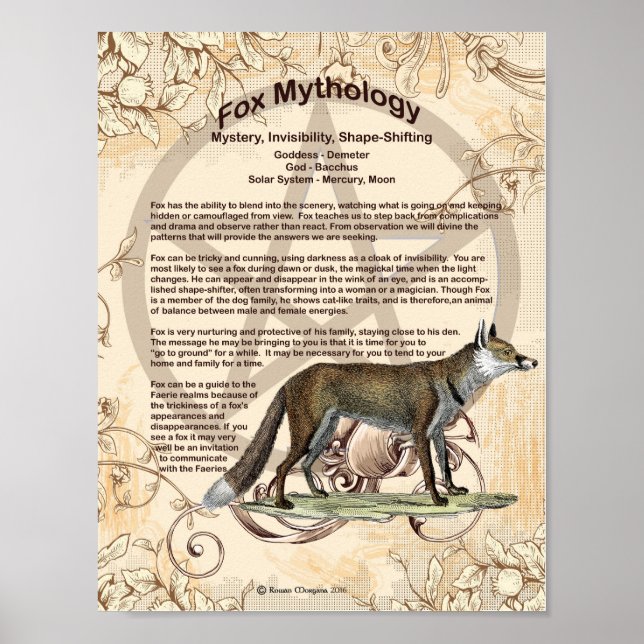 FOX MYTHOLOGY POSTER (Frente)