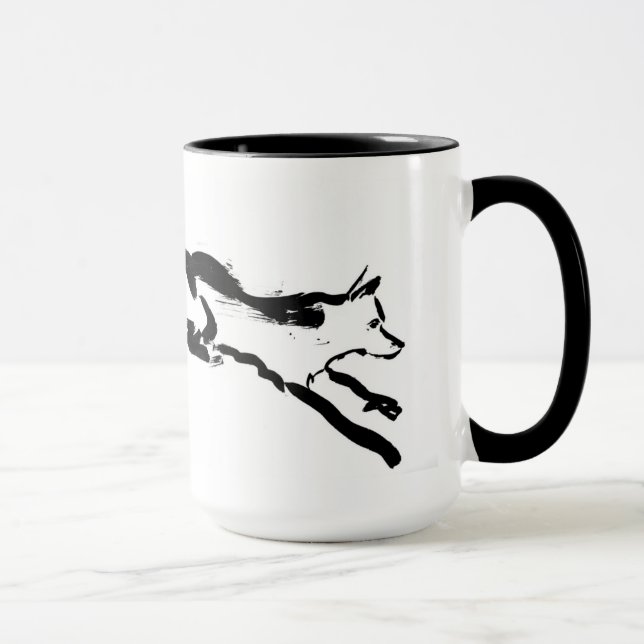 Fox na caneca do funcionamento (Direita)