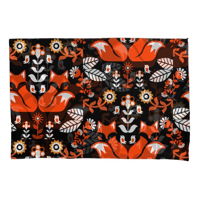 Fox Nordic Scandinavian Folart Tablecloth (Frente-Esquerda)