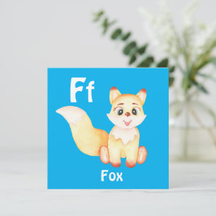 Fox personalize ABC: Carta F - Adicione seu nome