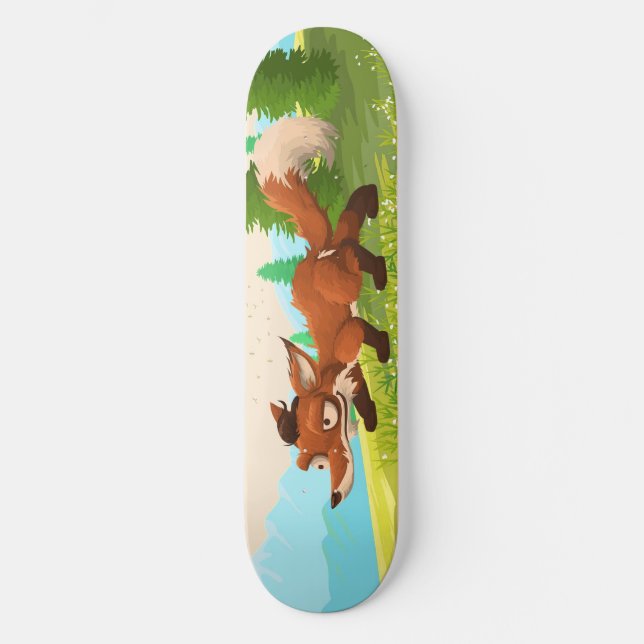 Fox Skateboard Deck (Frente)