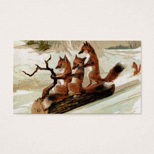 Fox Sleigh Ride Vintage (Frente)