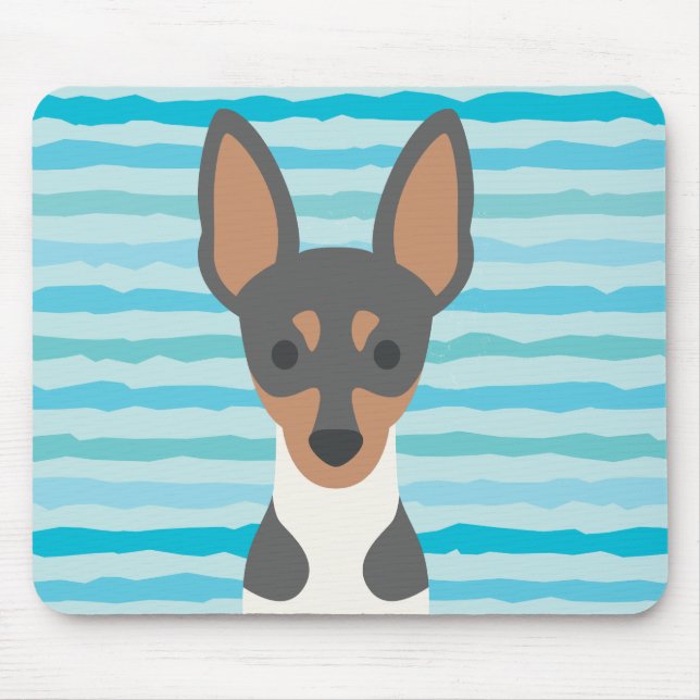 Fox Terrier liso Mousepad (Frente)