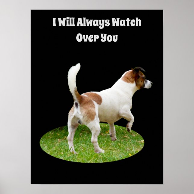 Fox Terrier on Guarda Duty, Poster (Frente)