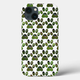 Fox Terrier Paw Prints, iPhone 13 Case
