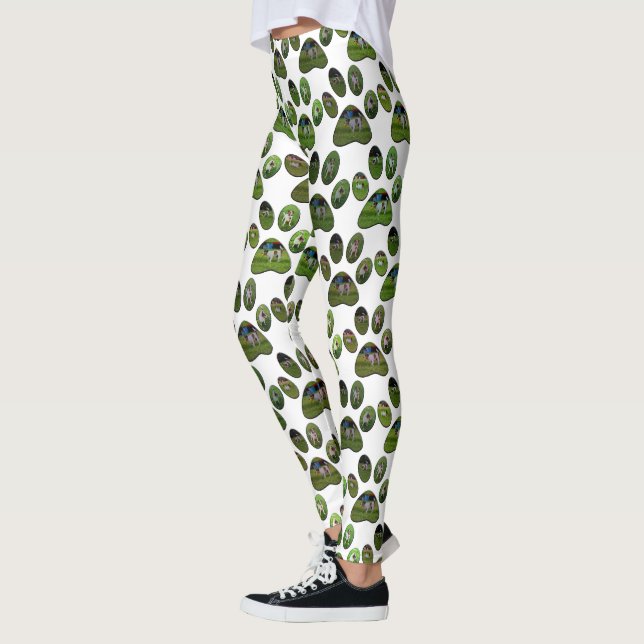 Fox Terrier Paw Prints, Leggings (Esquerda)