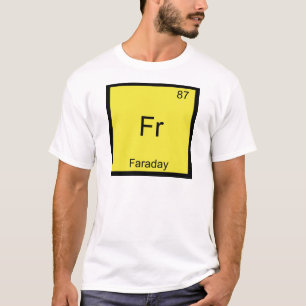 Fr - Camiseta do Símbolo Químico Divertido de Fara