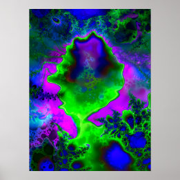 Fractais liquefeitos 3 Poster