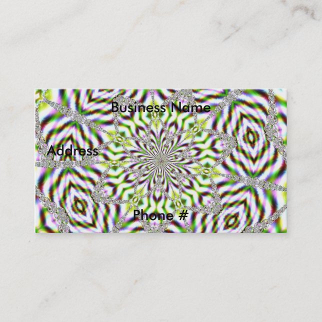 Fractal 87, Cartão de visita (Frente)