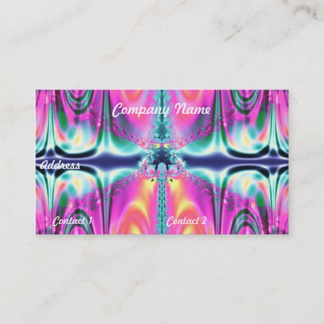 Fractal 89, Cartão de visita (Frente)
