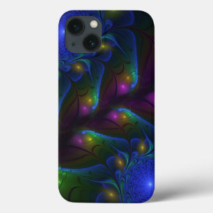 Fractal Abstrato de Disquete Moderno e Luminoso Co