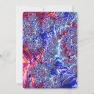 Fractal Abstrato digital de trippy Groovy colorido