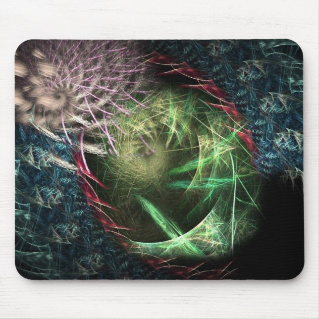 Fractal Art Abstrato #077 Mousepad (Frente)