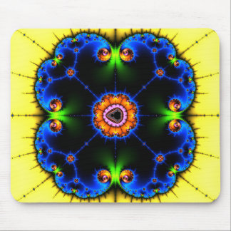 Fractal azul Mousepad do redemoinho