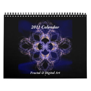 Fractal & calendário da arte 2011 de Digitas